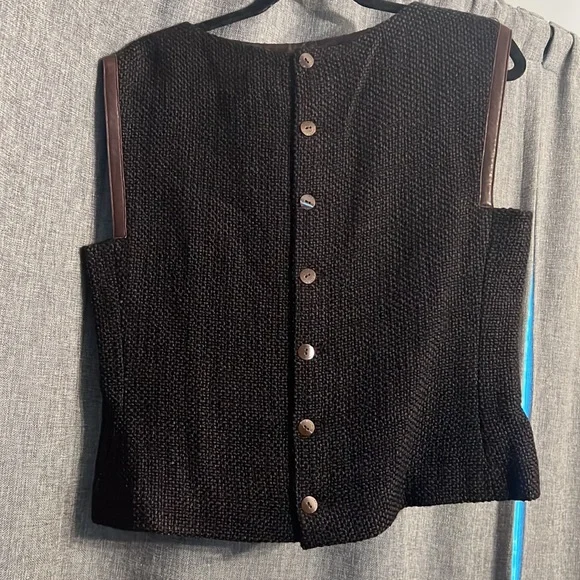 Plum Chanel Top